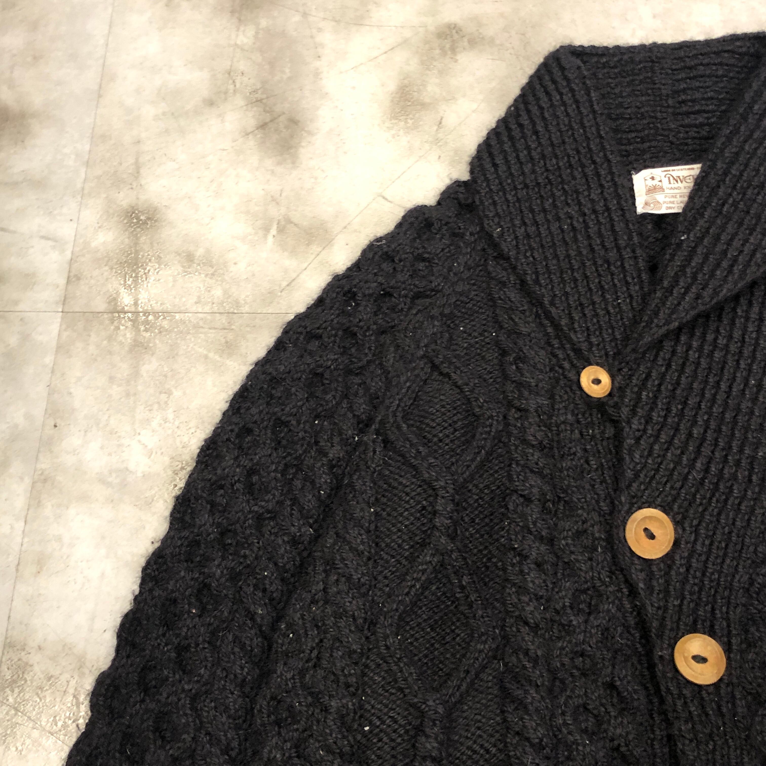 INVERALLAN 6A WOOL SHAWL COLLAR CARDIGAN | safarionline