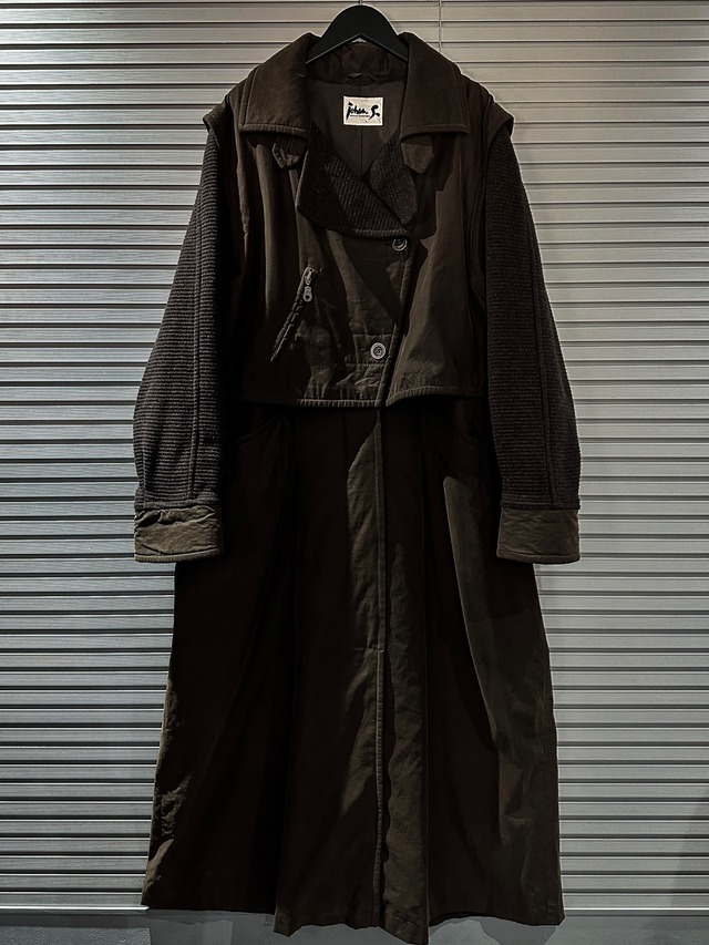 【X VINTAGE】Layered Design Vintage Vintage Loose Trench Coat