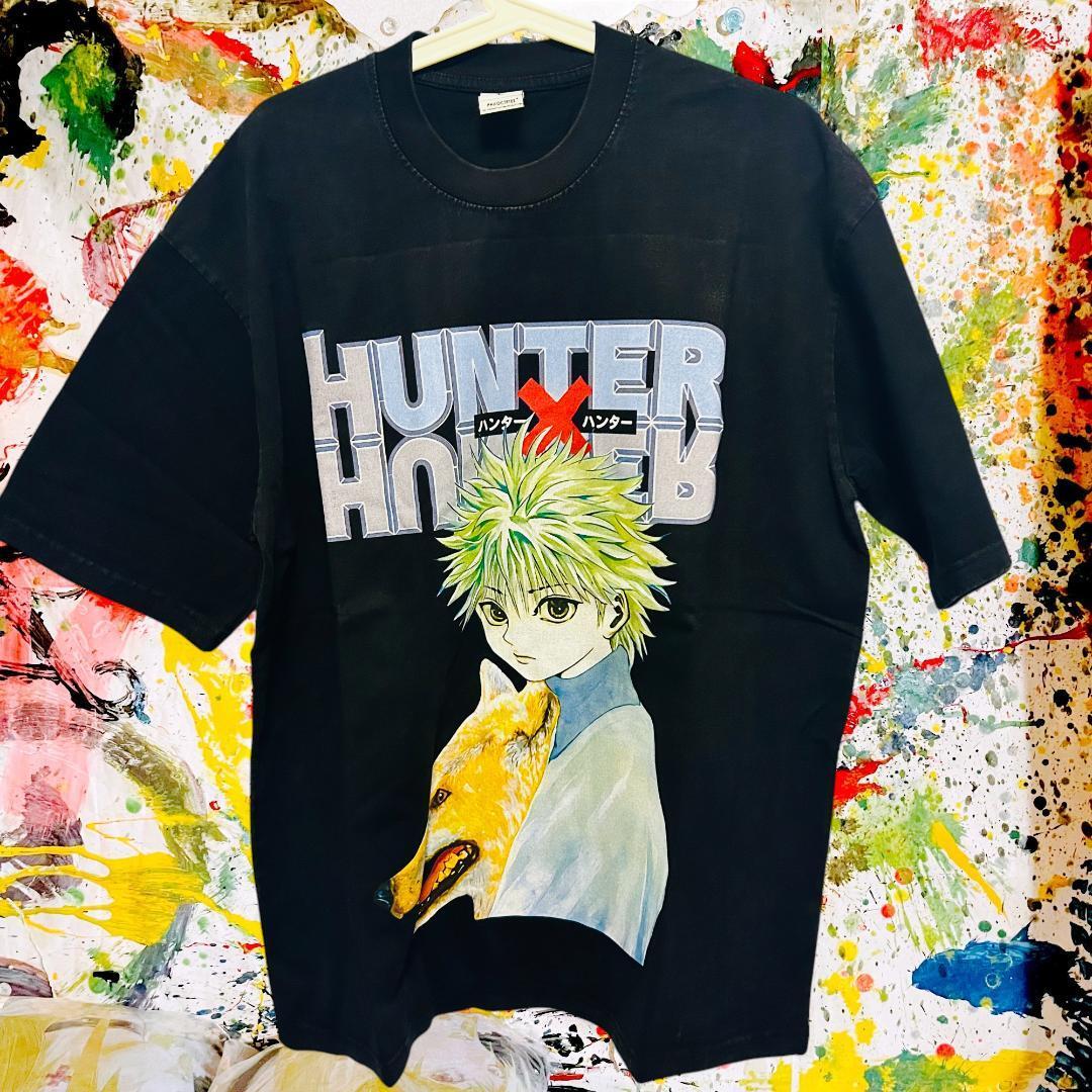 ハンターハンター キルア メンズ Tシャツ 半袖 春 夏 L XL アニメT T