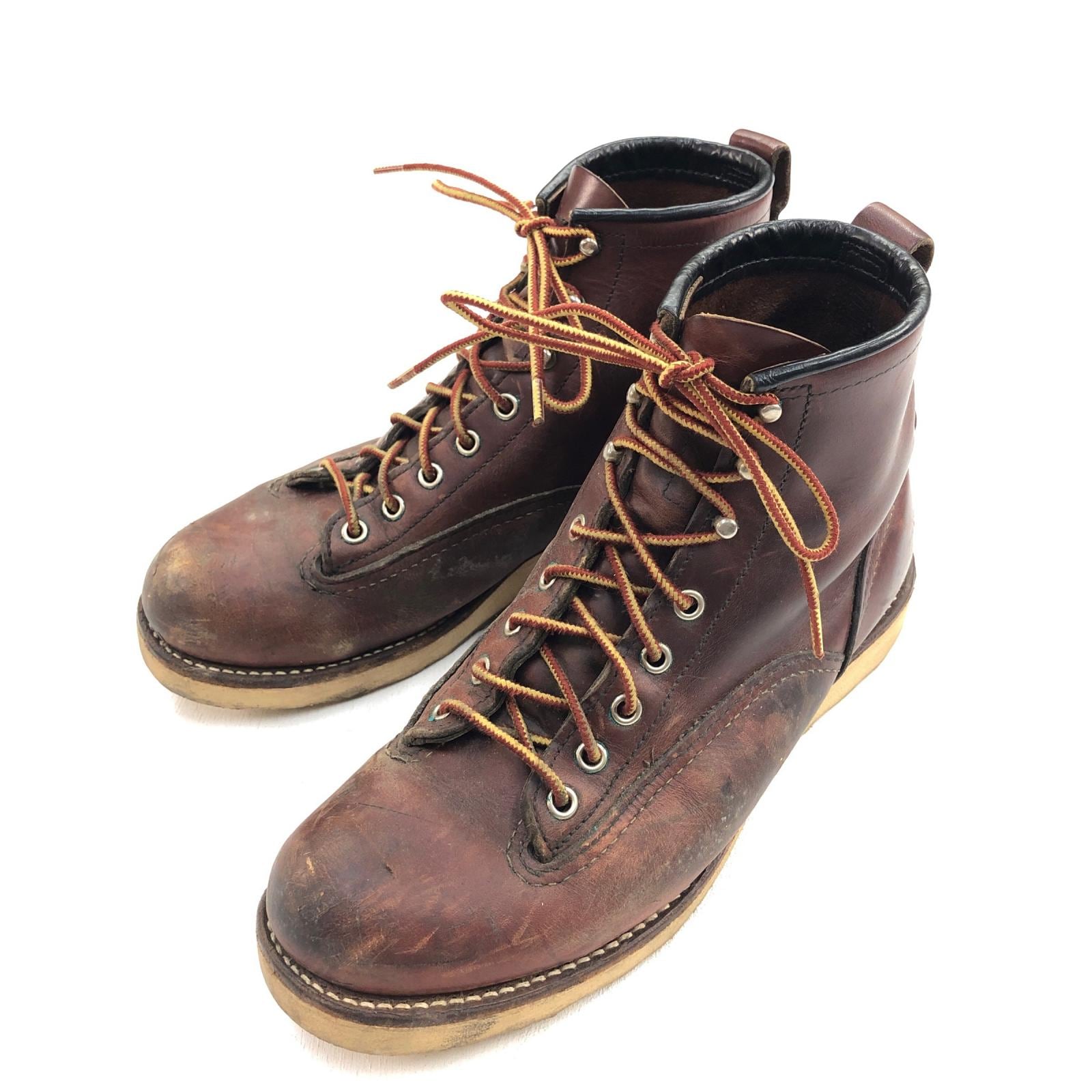 RED WING レッドウィング USA製 2924 ラインマンブーツ ブラウン タグ