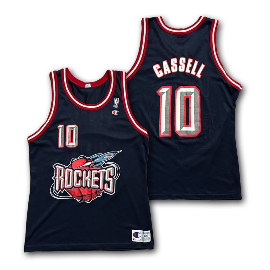 Sam Cassell 【Houston Rockets】 Game Shirt. Champion