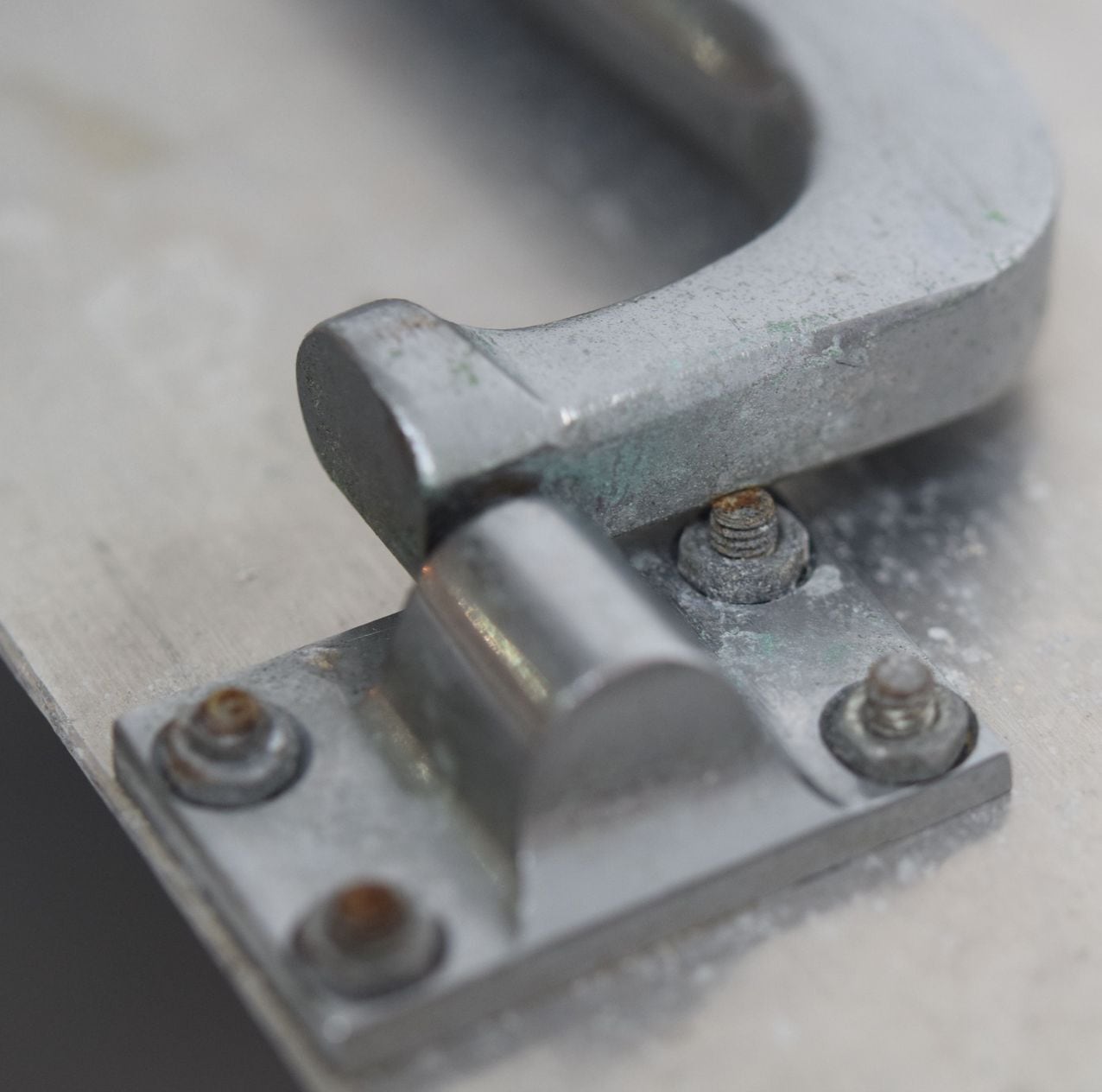 ヴィンテージ アルミ製 レコードBOX ハンドル付きLPストック箱