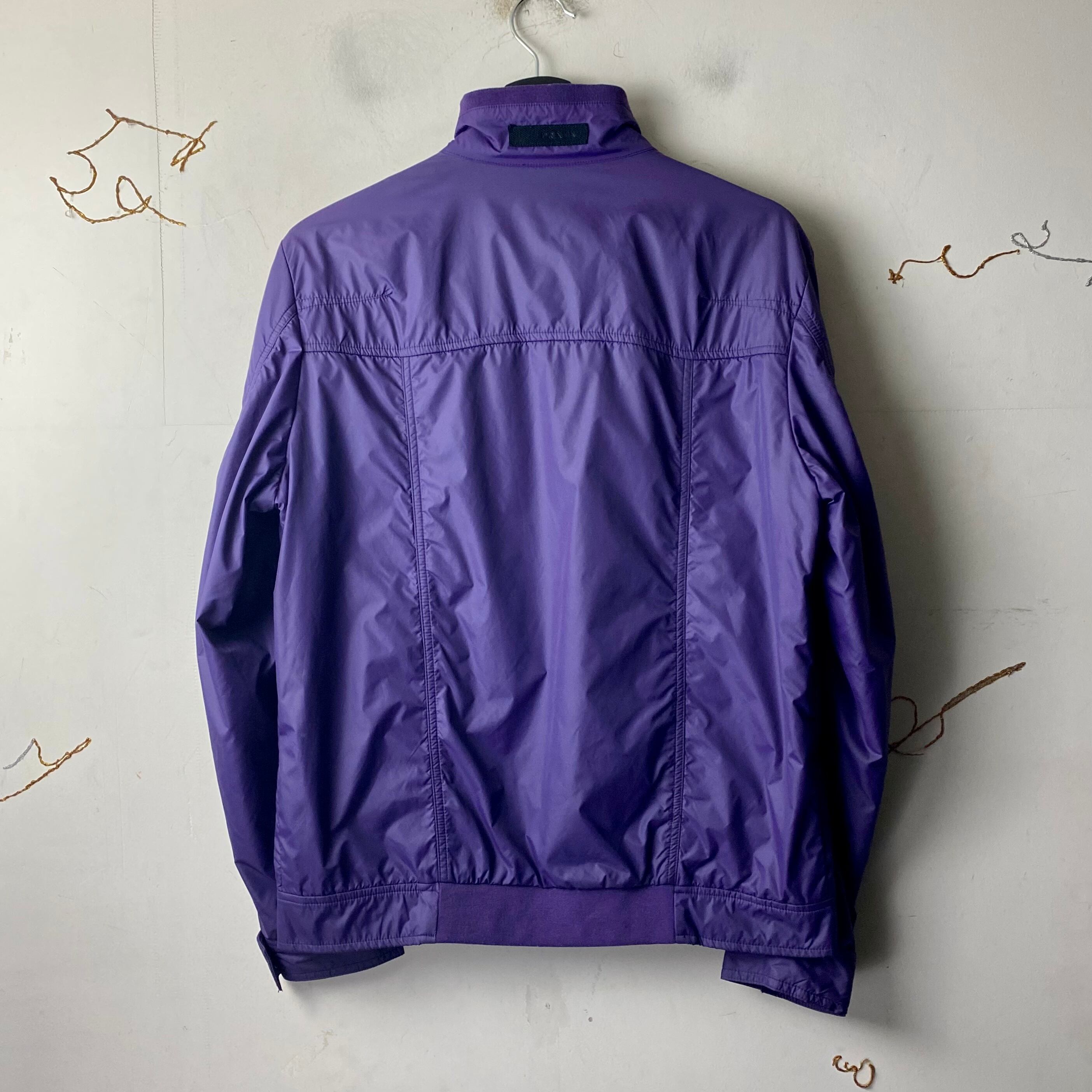 PRADA purple nylon riders jacket | NOIR ONLINE PRADA purple nylon riders jacket | NOIR ONLINE