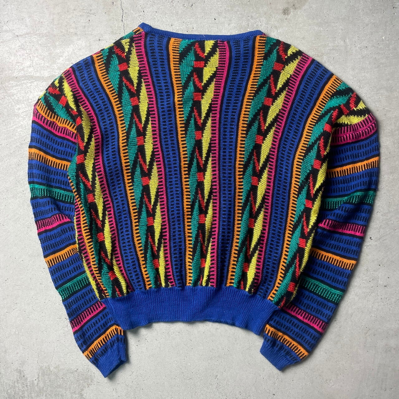 ビンテージ 80s 90s デコ デザイン ニット セーター