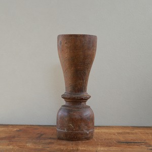 【ご成約品】オランダからやって来た陶器のボトル 大 1、キャンドルホルダー ヴィンテージ 12 インド、木彫り 壺 フラワーベース 2 インド