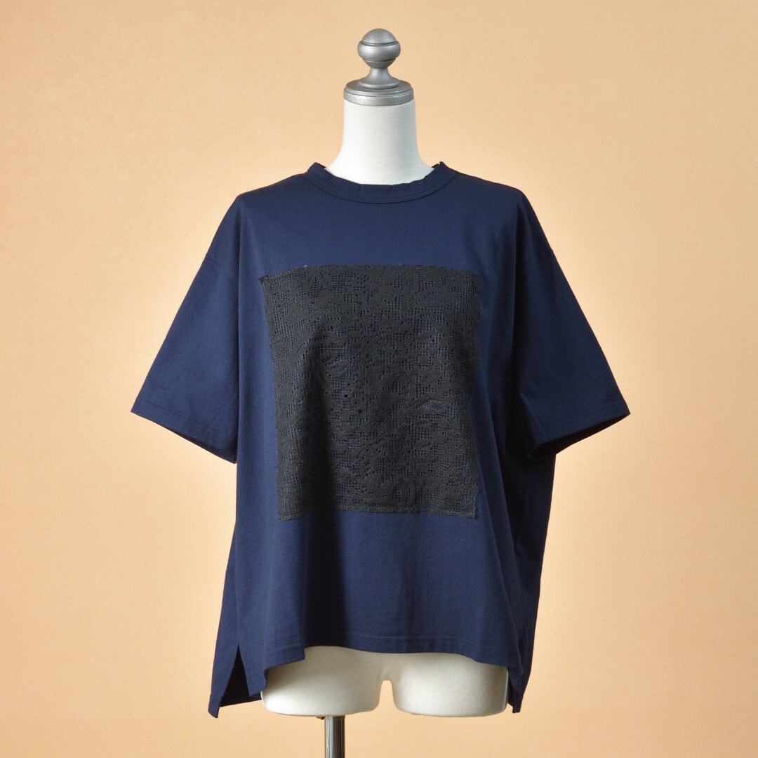 prit プリット ボタニカルレースTシャツ