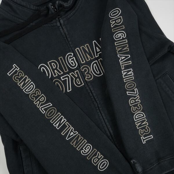 Size【S】 TENDERLOIN テンダーロイン MOCK NECK SWEAT ZIP UP BLACK