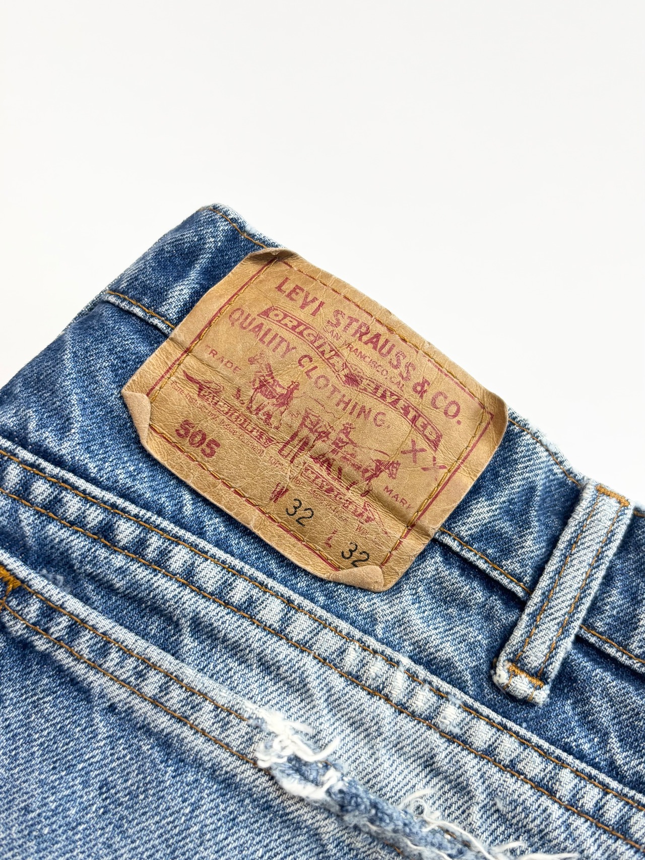 90s Levi’s 505 DENIM PANTS MADE IN USA Size W32L32→W31L31