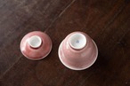陸壽義 Lu Shouyi - 紅釉蓋碗 lidded cup