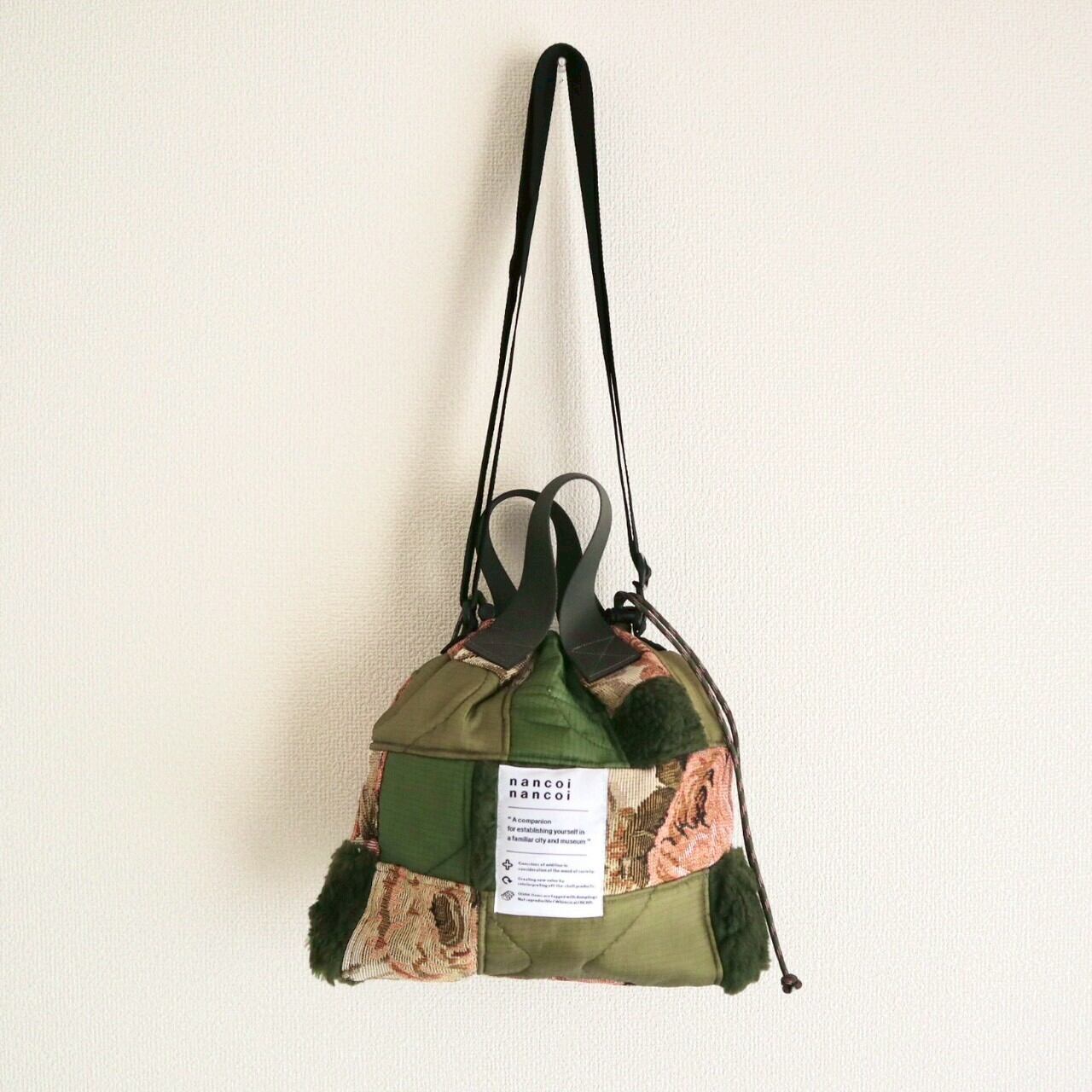 餃子のマチあり巾着バッグ（1203） | portsidelaboratory STORE