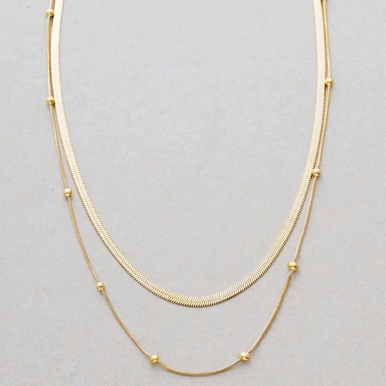 SNAKE BALL NECKLACE