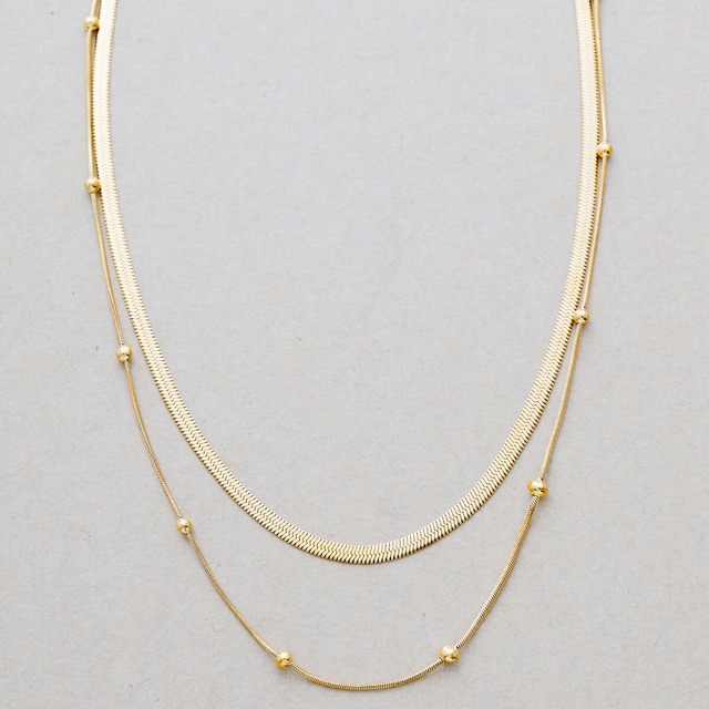 SNAKE BALL NECKLACE