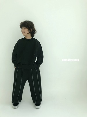 【ドレスモンスター DRESS MONSTER】 ダブルライン起毛２WAYパンツ 120〜160cm【231108dm】