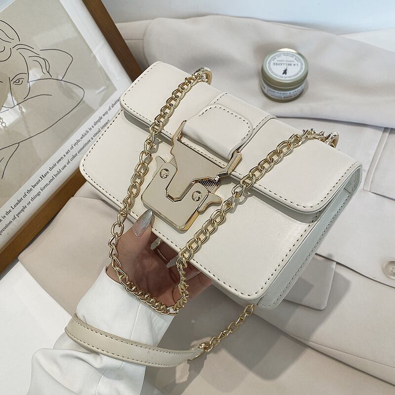 チェーン スクウェア メッセンジャーバッグ 手作りハンドバック62030764638