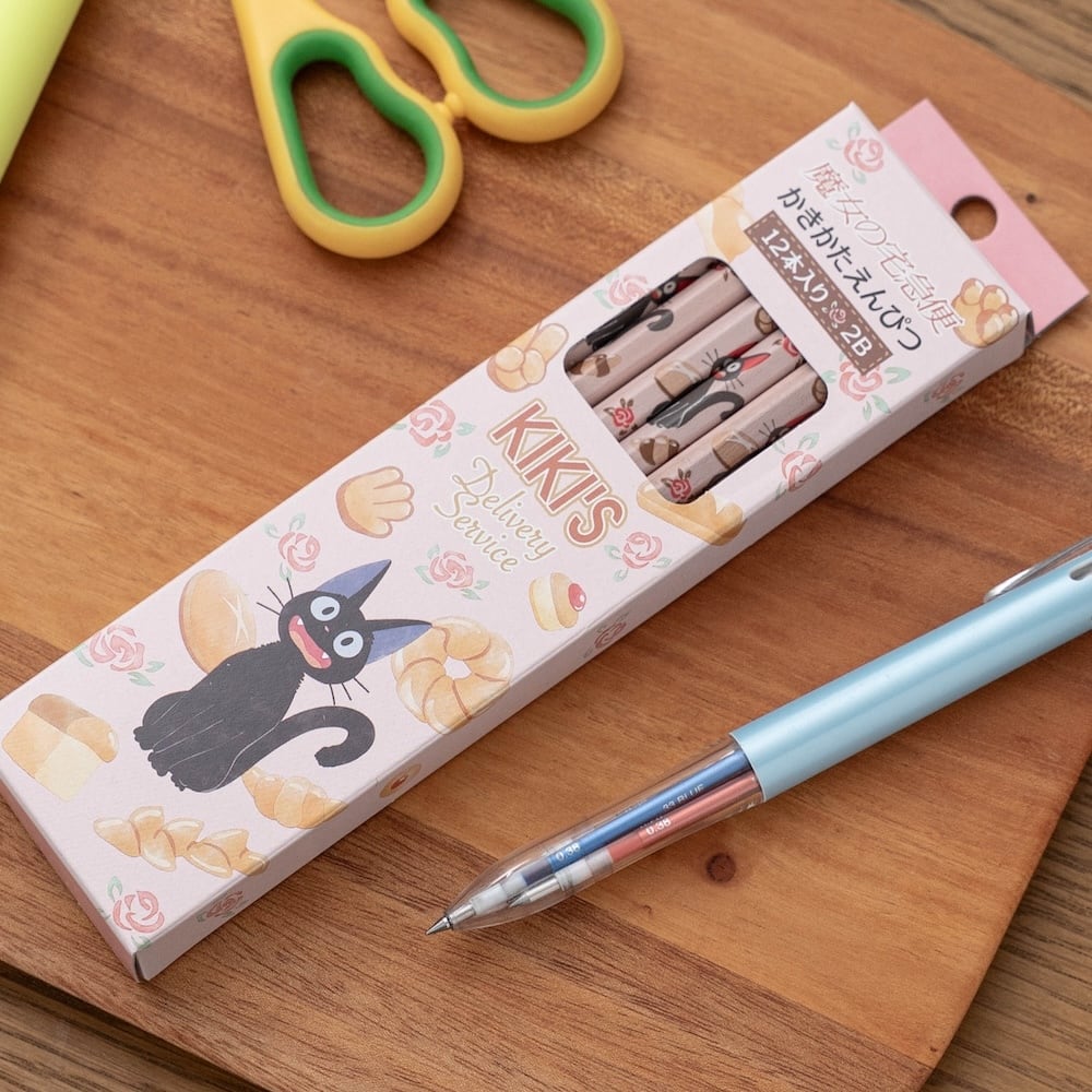 魔女の宅急便 2Bかきかたえんぴつ 12本入り パン柄(7721)