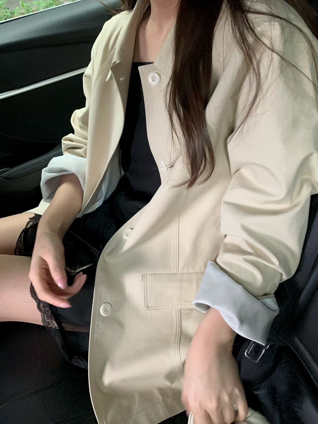 (予約) riette / Half jacket 2color