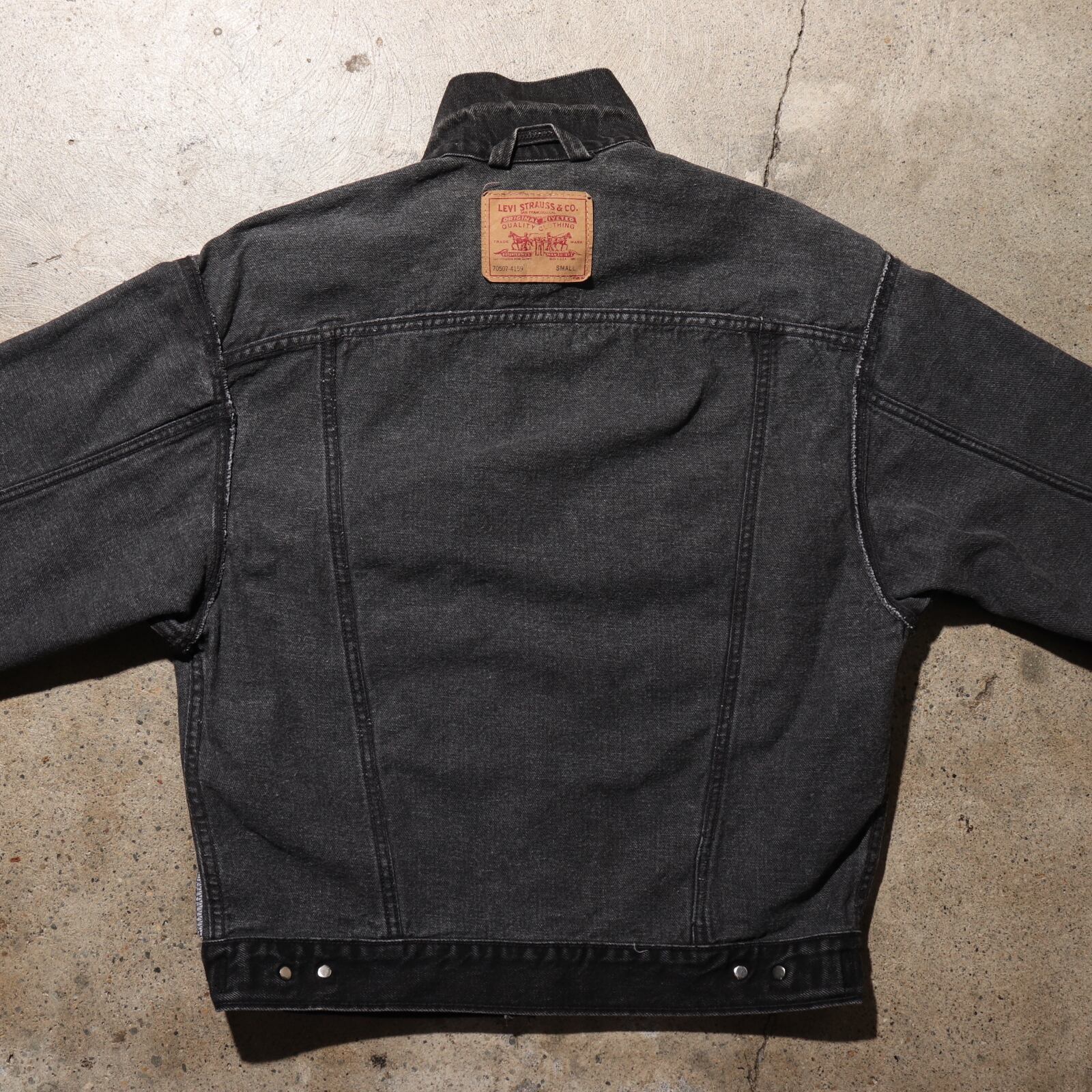 極美品 S Levi's 70507 USA 93年 サルファー ブラックデニム 極美品 S Levi's 70507 USA 93年 サルファー ブラックデニム