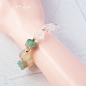 サクラサク開運の九尾の狐［桜瑪瑙／水晶］