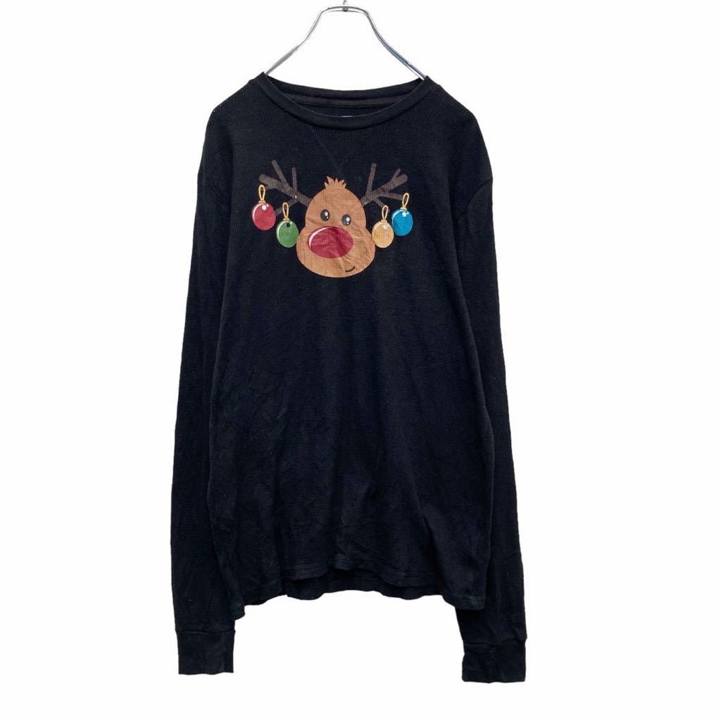 オールドネイビー ロンT サーマルシャツ 90s old gap 細ピッチ