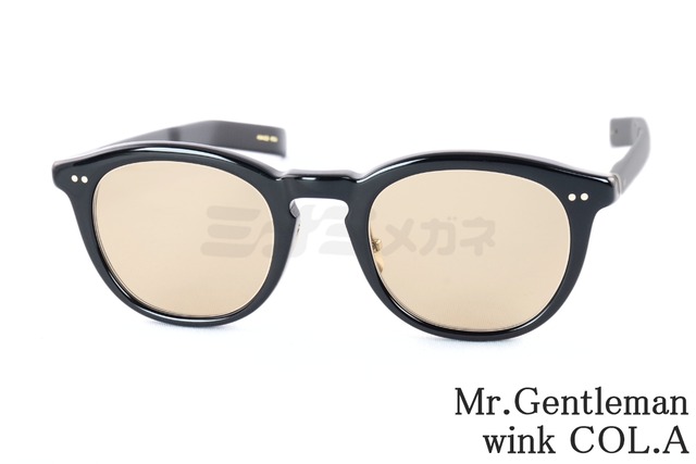 【山下智久さん着用】Mr.Gentleman サングラス wink COL.A Weiコラボモデル ボストン フレーム ミスタージェントルマン 鯖江 日本製 正規品