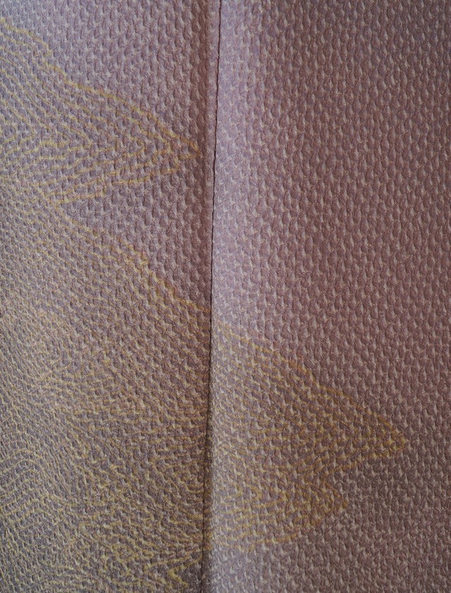 【袷】藤娘きぬたや　波文　裾暈かし　総絞り附下げ