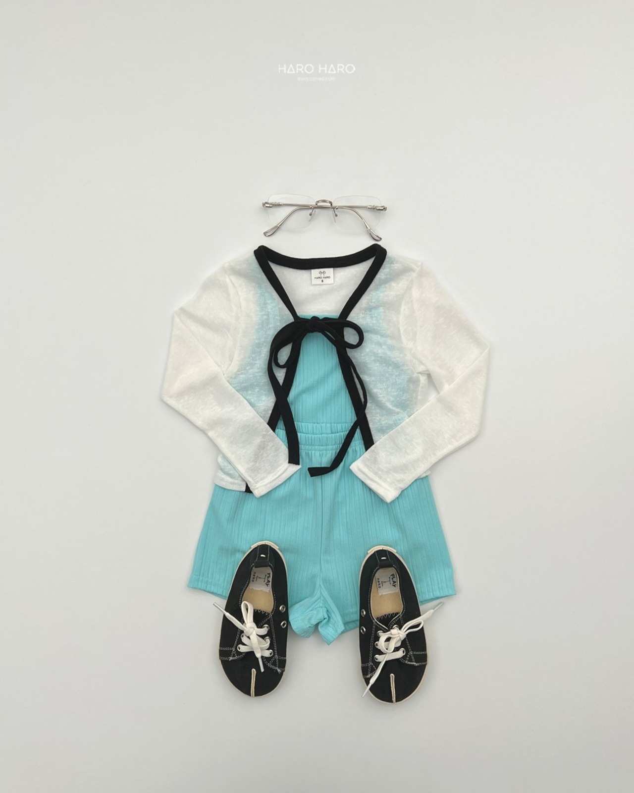 [HARO HARO] Cotton candy ribbon cardigan / [하로하로] 솜사탕리본가디건