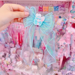 【F7】58-18たらりんオーガンジーヘアクリップ
