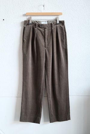 ENDS and MEANS<エンズアンドミーンズ>Grandpa 2tuck trousers