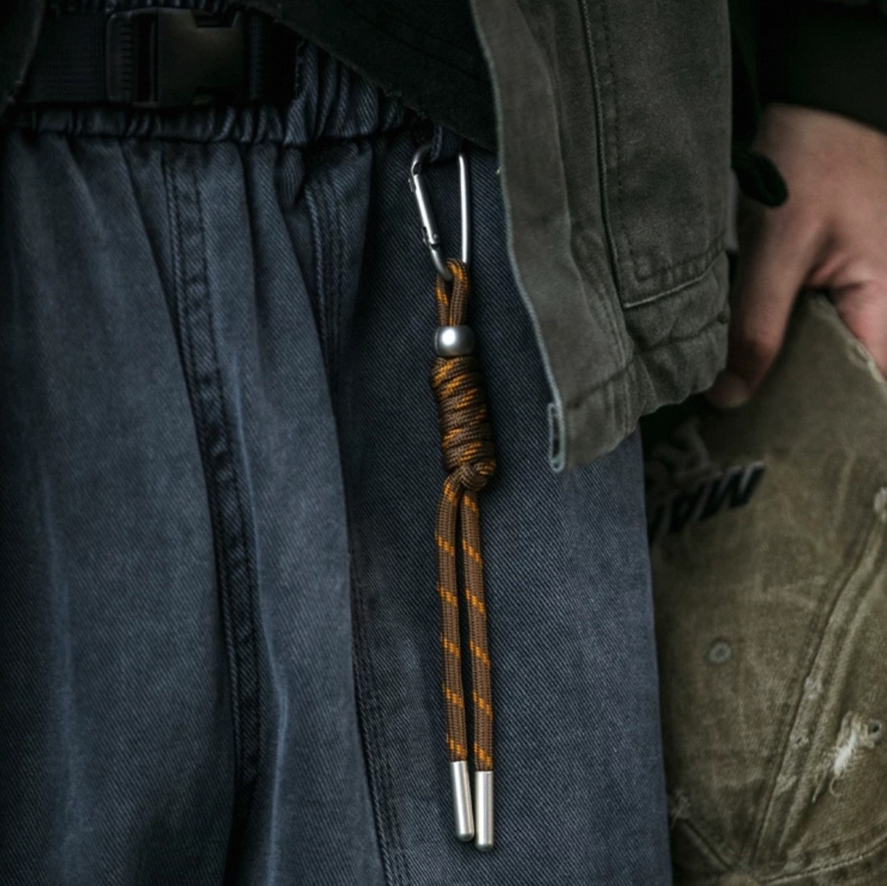 Back design wide leg cargo pants 0260 - 8