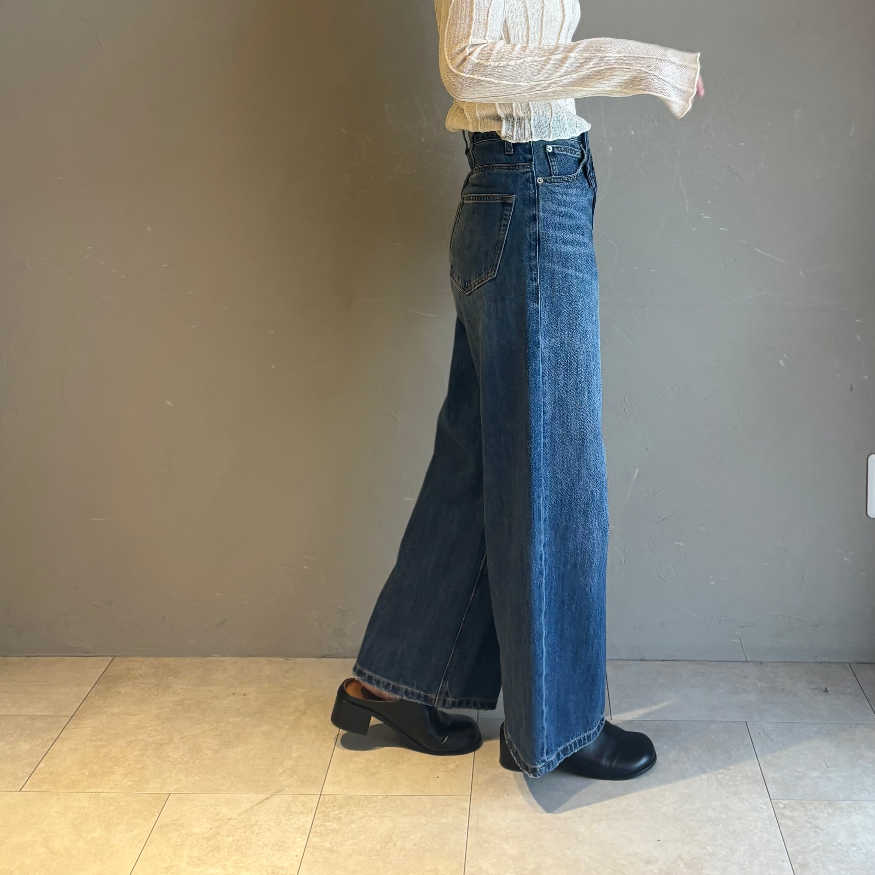 cafune; 】ダブルベルトデニムパンツ | valance 福井｜レディース