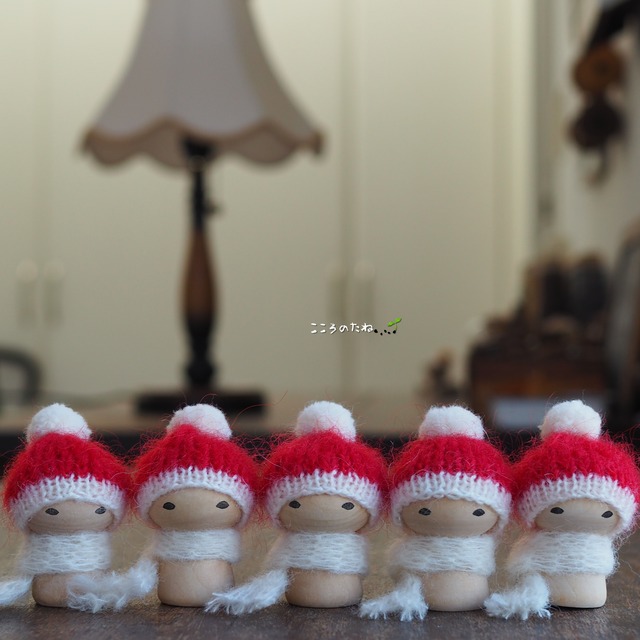木のお人形オブジェ（クリスマス）