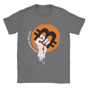 Tシャツ　BTC　Bitcoin（Revolution）　　BTC01-001