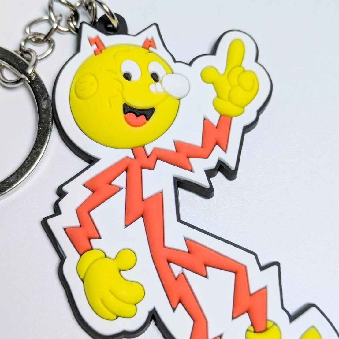 送料無料！ ★ラバーキーホルダー★ 【 Reddy Kilowat ( レディキロワット )   】 〚アメリカン雑貨 アメトイ〛