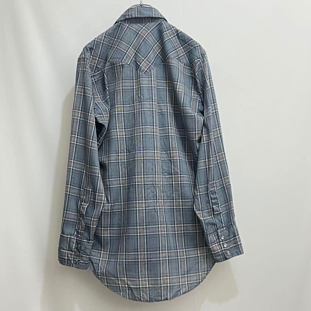 USA製 ラングラー wrangler 70s 薄手 ウエスタンシャツ デカ襟 | PAY ID