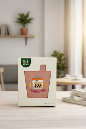 ペットボトルホルダー タピオカ(飲料手提袋 珍珠奶茶)