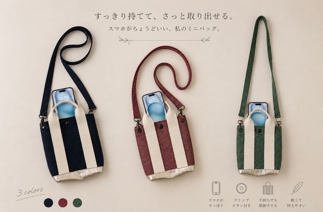 刺子織 mobile 2way to-to