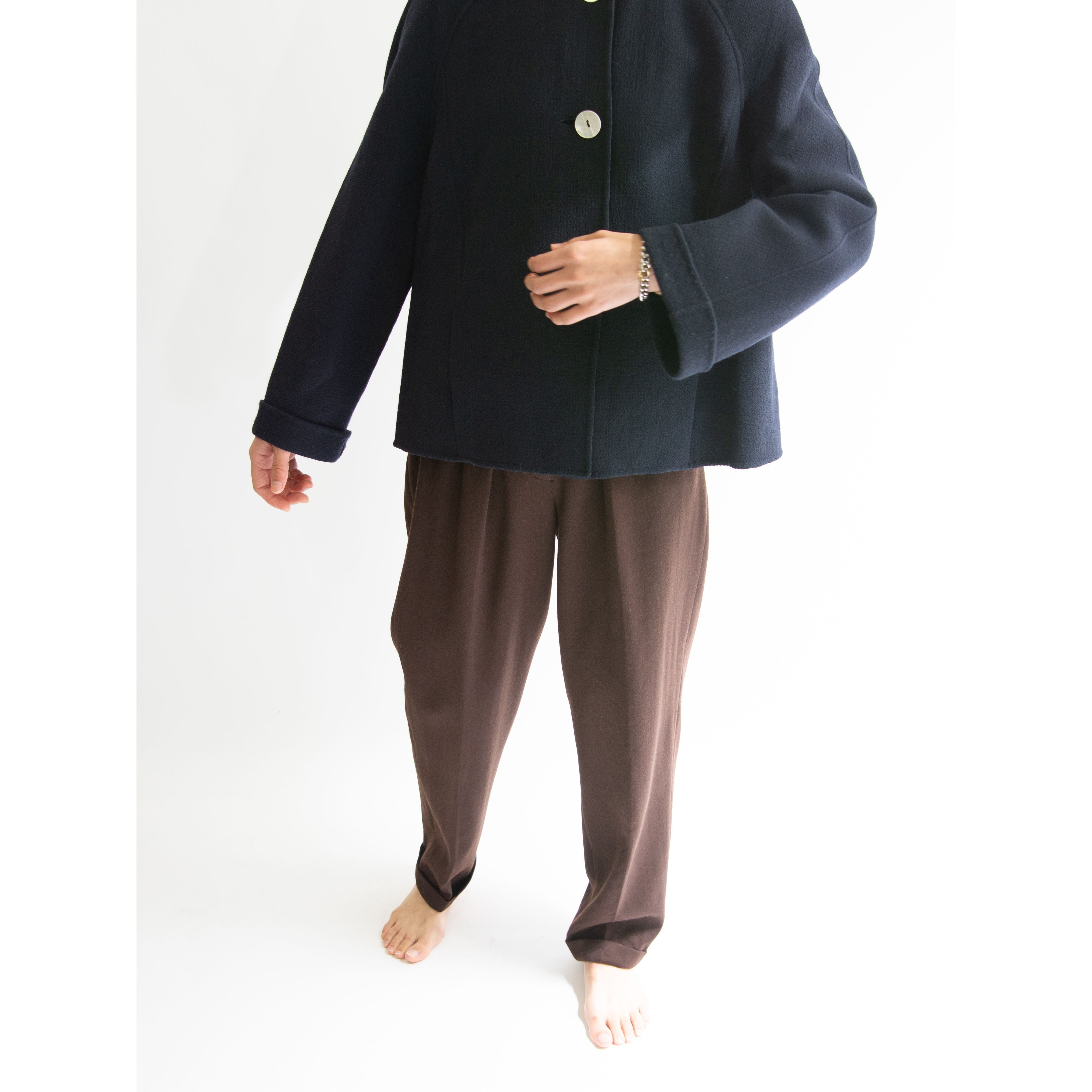 【KENZO】Made in Japan 100% Wool 2tuck Pants（ケンゾー 日本製 ツータックウールパンツ）