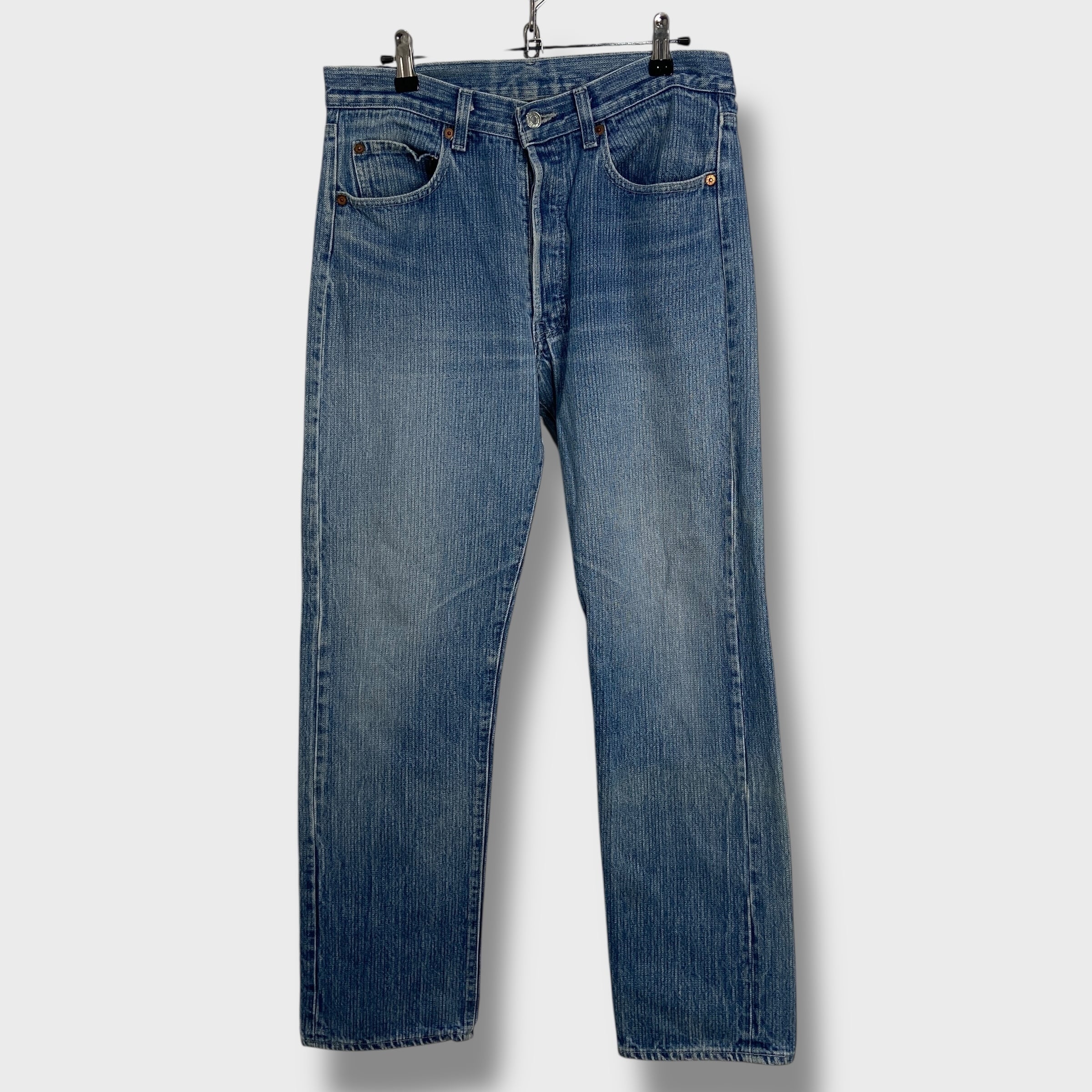 パンツ Levi's501 80s 80s Levi's501 ストライプブルーデニムパンツW32L30 | 古着屋 Uan