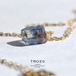 September【12 Gemstone Jewelry Collection】 サファイア 鉱物原石 K18ネックレス 天然石 アクセサリー