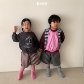 【取寄/韓国直送】Hans ストライプパンツ|秋服|韓国子供服|26/AT