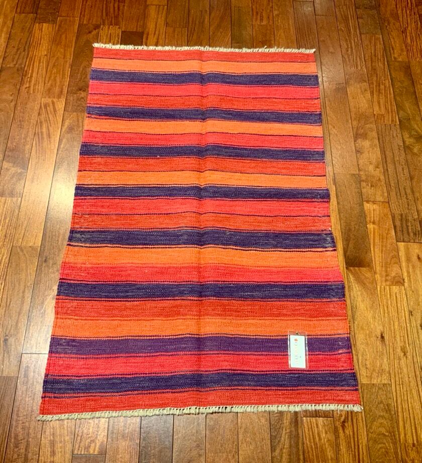 在庫一掃セール】カシュガイ キリム ウール 95cm×59cm キリム イラン 