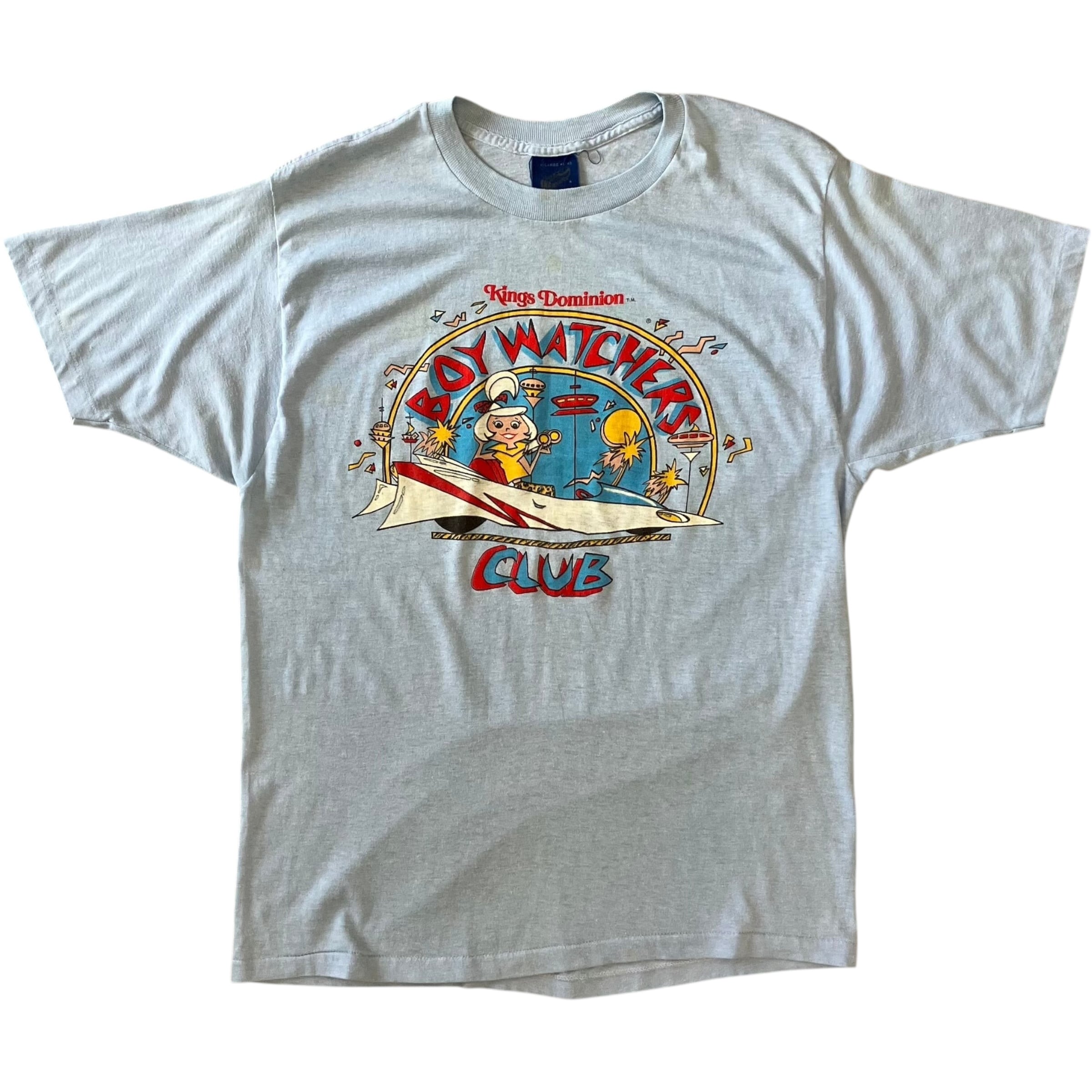 《XL》BOY WATCHERS CLUB 80s usa製 プリントTee No.2154