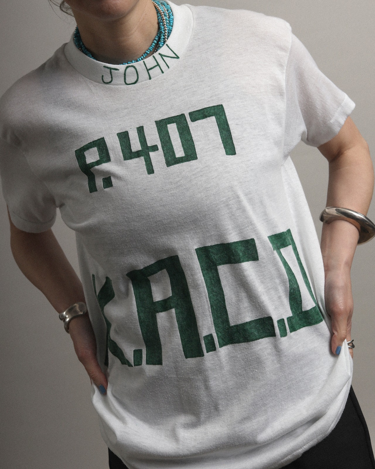 1970's K.A.C.D / Hand Painted T-Shirt