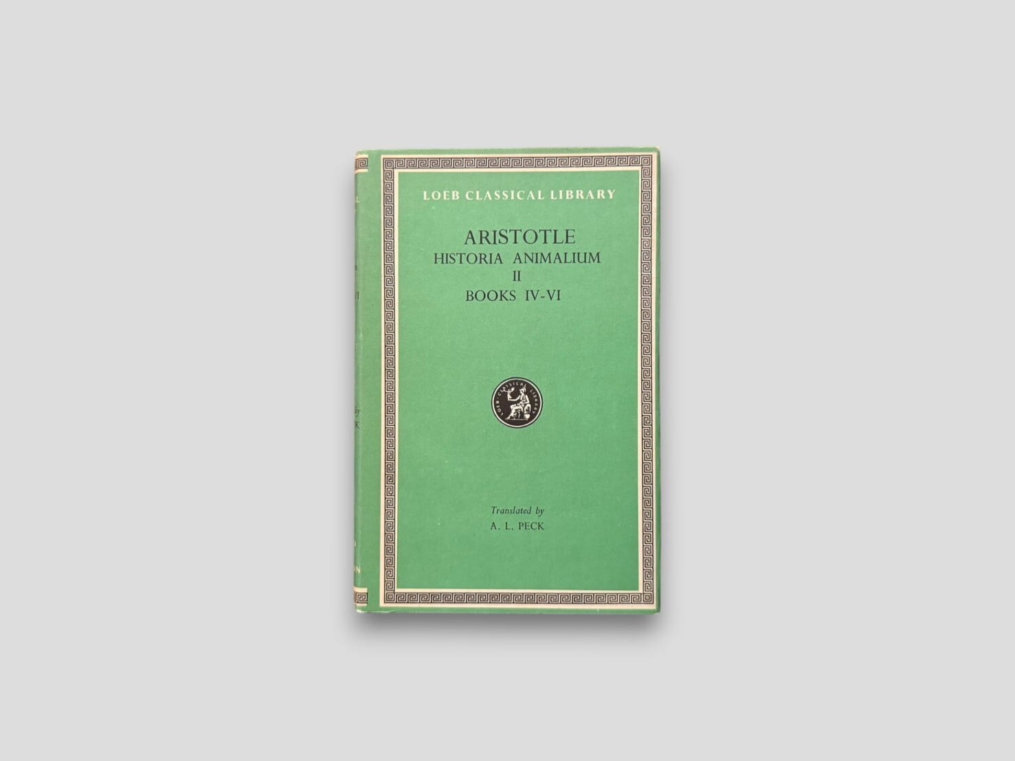 SCT040】【Loeb Classical Library】Aristotle, Historia Animalium