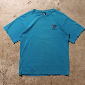 美品 M 90s 米国製 シングルステッチ patagonia パタゴニア Tシャツ 青 ブルー