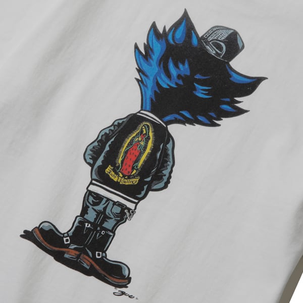 RUDE GALLERY】ルードギャラリー RUDE CAT BACK TEE (WHITE) メンズT