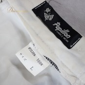 【社交ダンス衣装】ブラック系 ホワイト系 黒 白 PAPILLON パピヨン スカート レッスン パーティー 水玉 ドット ブラック ホワイト スカート ダンス衣装 練習用 おしゃれ 可愛い パーティー用 お尻周り カジュアル