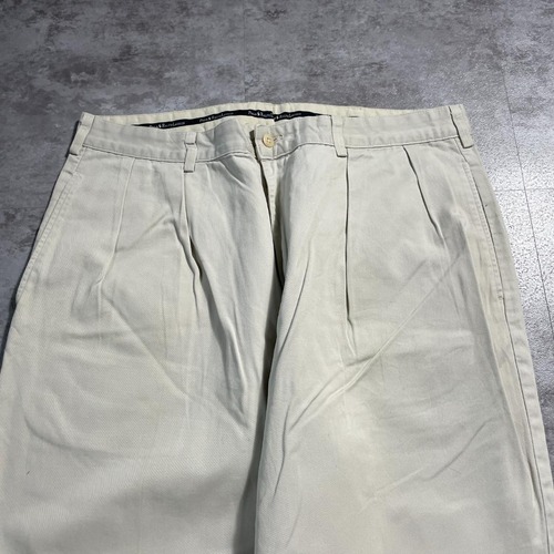 90s Ralph Lauren USA製 38/30 ベージュチノパンツ 詳細写真4