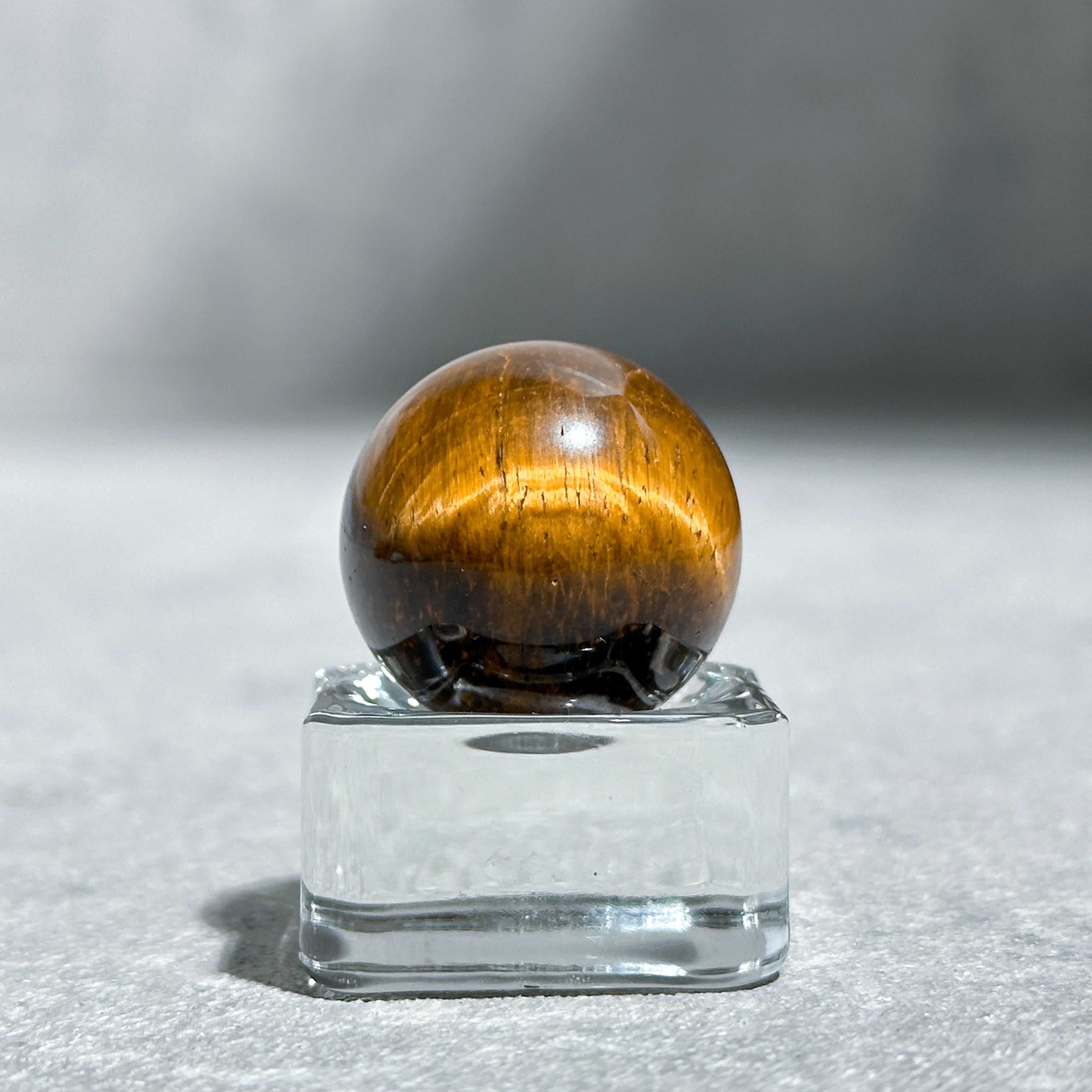 タイガーアイ スフィア（丸玉）33◇ Tiger's eye ◇天然石・鉱物