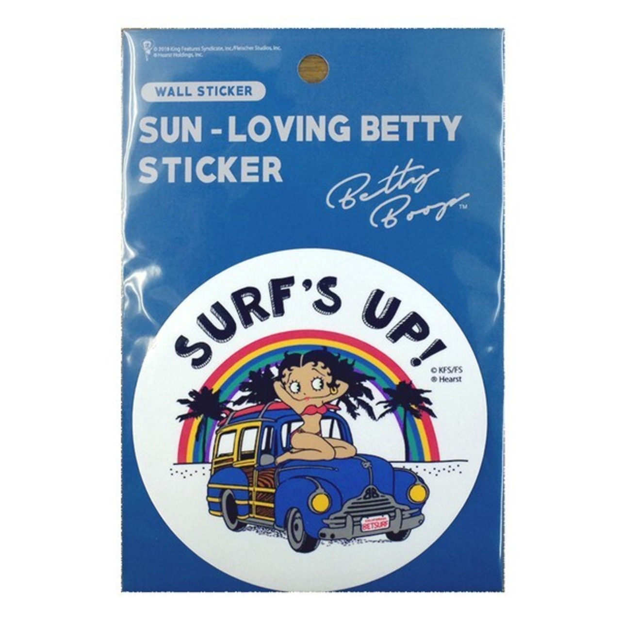 【BettyBoop】SUN LOVING BETTY STICKER ベティ